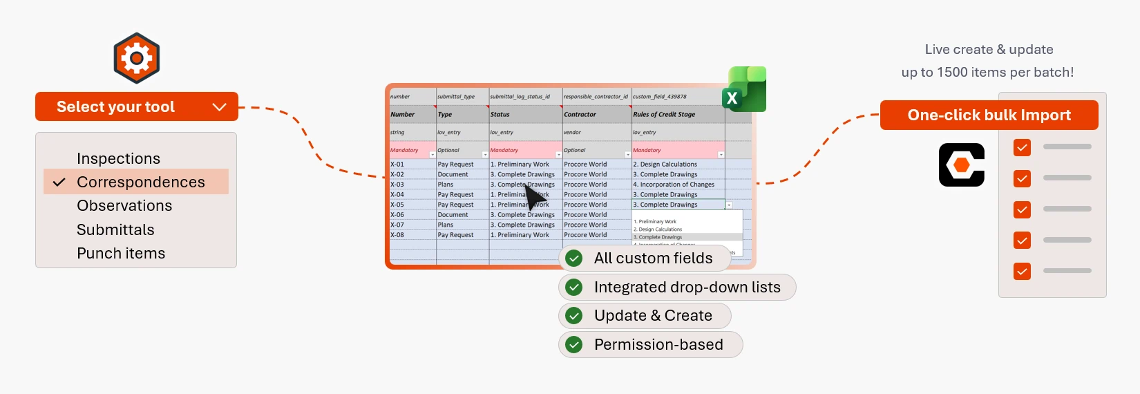 Bulk actions in 3 easy steps